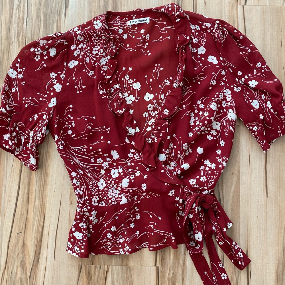 Reformation Caprice top